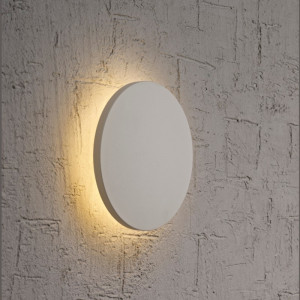 Aplica perete moderna alba rotunda cu led Mantra Bora Bora XS
