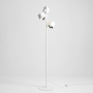 Lampadar modern alb liniar cu 3 becuri Aldex Bot