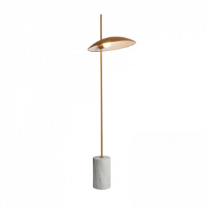 Lampadar modern auriu din marmura Italux Vilai