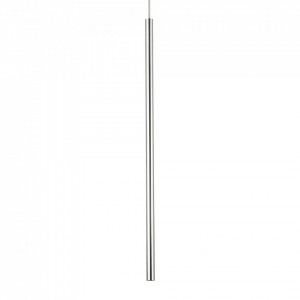 Pendul minimalist cilindric argintiu Ultrathin Ideal-Lux M