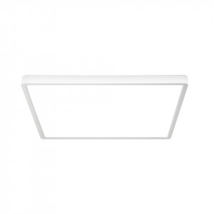 Plafoniera moderna alba patrata Italux Bastia l45