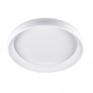 Plafoniera moderna alba rotunda cu led Italux Alessia d41 3000k