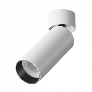 Spot aplicat modern alb dimabil cu led din aluminiu Maytoni Focus Led
