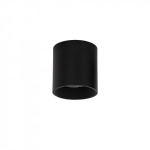 Spot aplicat modern negru rotund cu led Italux Altisma 4000k