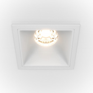 Spot incastrat modern alb patrat dimabil 15w Maytoni Alfa Led 4000K