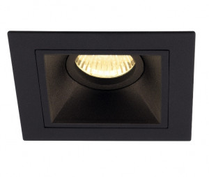 Spot incastrat negru Maxlight Hit- H0090