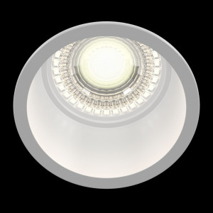 Spot incastrat rotund alb din aluminiu bec GU10 Reif Maytoni