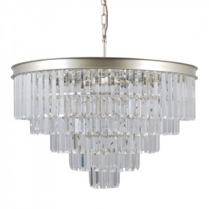 Lustra moderna aurie cu cristale Italux Verdes d67