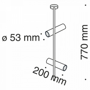 Lustra Spoturi Maytoni Elti Negru- 02B