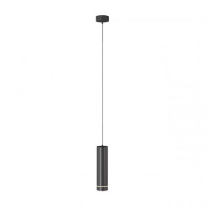 Pendul modern negru din metal cu led Maytoni Orlo