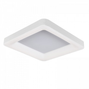 Plafoniera moderna alba patrata cu led Italux Giacinto 3000k