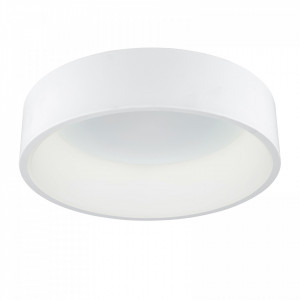 Plafoniera moderna alba rotunda cu led Italux Chiara d45 3000k