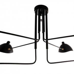 Plafoniera neagra, Plafoniera metal, Plafoniera moderna neagra, Plafoniera moderna dormitor, Plafoniera moderta bucatarie, Plafoniera living, Plafoniera moderna, Plafoniera dormitor, Plafoniera dormitor metal, Plafoniera moderna minimalista, Plafoniera mi