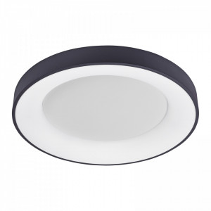 Plafoniera moderna neagra rotunda cu led Italux Giulia 4000k