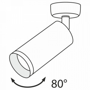 Spot aplicat Maytoni Focus S Auriu 5- 01MG