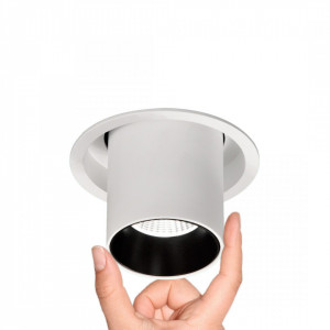 Spot incastrat GARDA Mantra Alb 4000k -6401  Culoare: Alb  Dimensiuni: Diametru 4.5cm, Inaltime 7.5cm   Material structura: Metal  Becuri:  LED 7W  Temperatura de culoare: 4000 k  Flux luminos: 630 Lm
