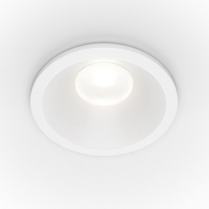 Spot incastrat modern alb rotund 12w dimabil Maytoni Zoom 3000K