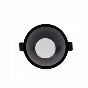 Spot incastrat modern negru rotund Mantra Lamborjini M