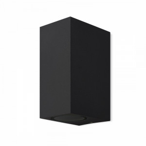 Aplica perete exterior moderna neagra patrata Mantra Kandanchu M