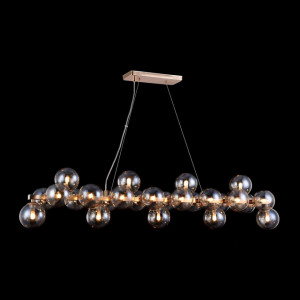 lustra moderna, lustra cu globuri, lustra living, lustra aurie, candelabru, lustra sufragerie, lustra dining