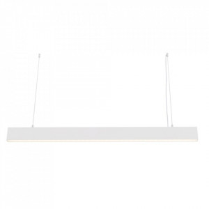 Lustra moderna alba liniara minimalista cu led Maytoni Basis