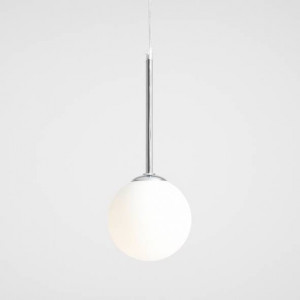 Pendul modern chrome cu glob de sticla Aldex Bosso d14