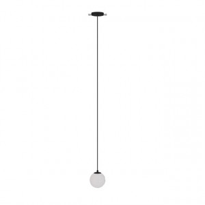 Pendul modern negru cu glob cu led Maytoni Luna d10 s 3000k