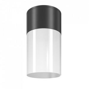 Plafoniera exterior moderna neagra cilindru Maytoni Willis