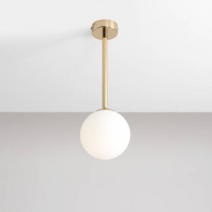 Plafoniera moderna aurie minimalista cu glob de sticla Aldex Pinne S