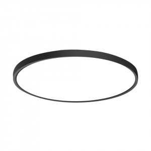 Plafoniera moderna neagra rotunda Italux Calvi d48