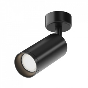Spot aplicat modern negru rotund Maytoni Focus