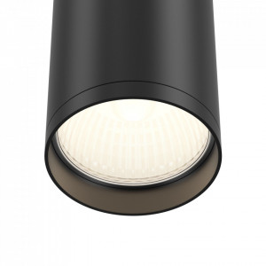 spot aplicat, spot negru, spot 10cm, spot modern, spoturi negre, spoturi aplicate, spot bec GU10, spot negru minimalist, spot negru diamentru 5cm, spot negru aplicat