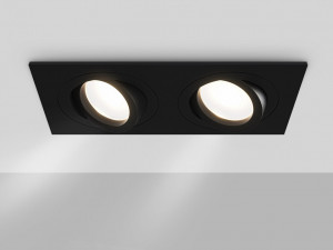 Spot incastrat Maytoni Atom Negru- 02B