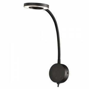 Aplica perete moderna neagra minimalista Mantra Boavista L