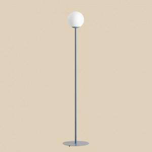 Lampadar modern albastru cu glob de sticla Aldex Pinne