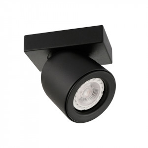 Spot aplicat modern negru rotund Italux Nuora