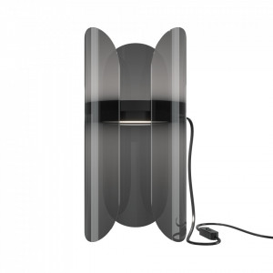 Veioza moderna neagra din metal cu led Maytoni Insight