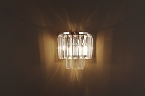 Aplica perete argintie Monaco Maxlight -W0209
