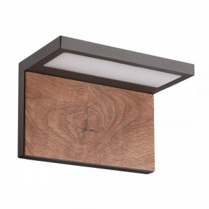 Aplica perete exterior moderna grafit cu led Mantra Ruka