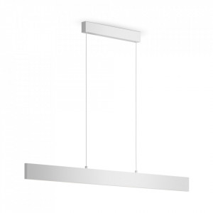 Lustra moderna alba liniara minimalista cu led Maytoni Step 4000k