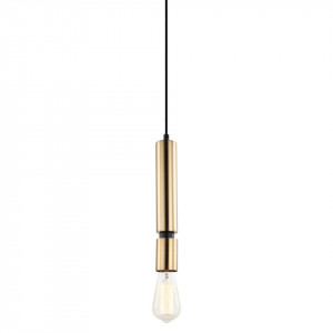 Pendul modern auriu liniar minimalist Italux Torl