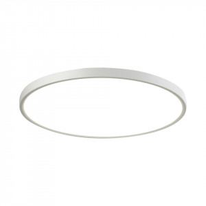 Plafoniera moderna alba rotunda Italux Calvi d48