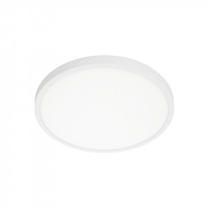 Plafoniera moderna alba rotunda Italux Pelar d40 3000k