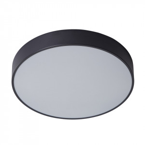 Plafoniera moderna neagra rotunda Italux Orbital 3000k