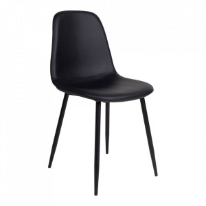 scaun dining negru, scaun dining picioare negre, scaun negru, scaun bucatarie, scaun sufragerie, scaun negru bucatarie, scaun negru living, scaun piele negru