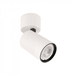 Spot aplicat modern rotund alb Italux Laconi