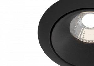 Spot incastrat Maytoni Yin Negru-L12B