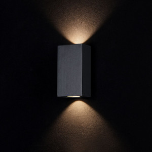 Aplica perete exterior Maytoni Times Square Negru 2- L6B