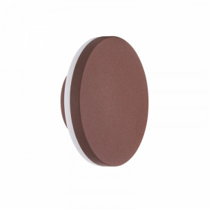 Aplica perete exterior moderna rotunda caramizie cu led Mantra Bora
