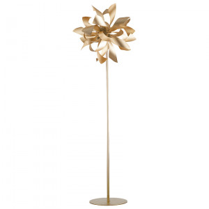 Lampadar modern auriu forma de floare Fan Europe Bloom